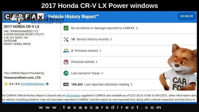 used 2017 Honda CR-V car, priced at $10,988
