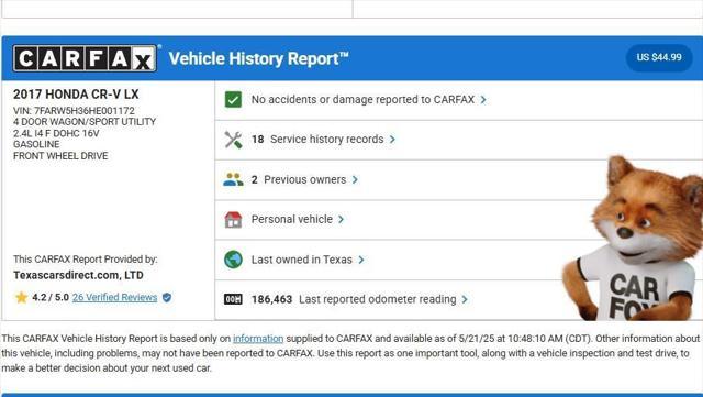 used 2017 Honda CR-V car, priced at $10,988