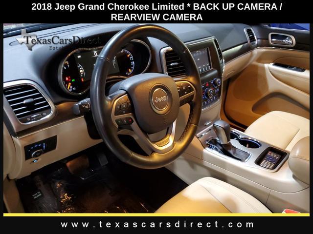 used 2018 Jeep Grand Cherokee car, priced at $13,480