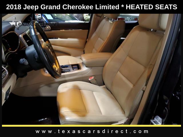 used 2018 Jeep Grand Cherokee car, priced at $13,480