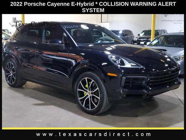 used 2022 Porsche Cayenne E-Hybrid car, priced at $69,870