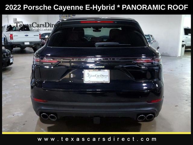 used 2022 Porsche Cayenne E-Hybrid car, priced at $69,870