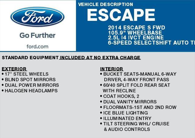 used 2014 Ford Escape car, priced at $8,902