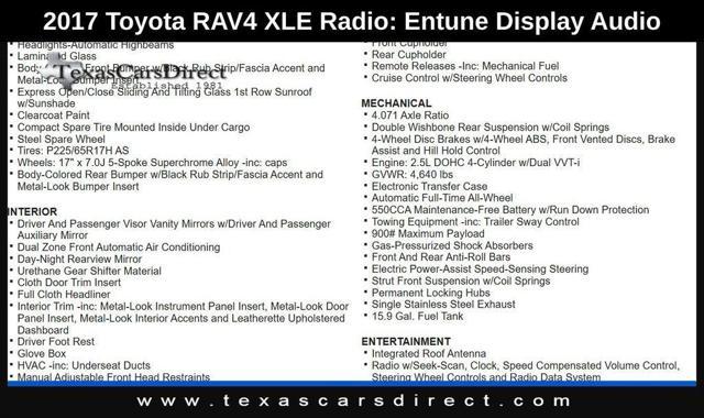 used 2017 Toyota RAV4 car, priced at $13,995