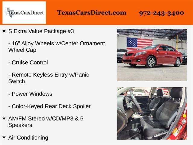 used 2010 Toyota Corolla car, priced at $8,782