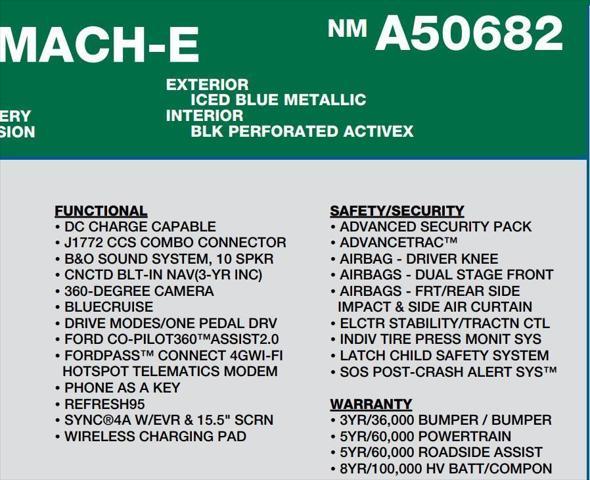 used 2022 Ford Mustang Mach-E car, priced at $28,898