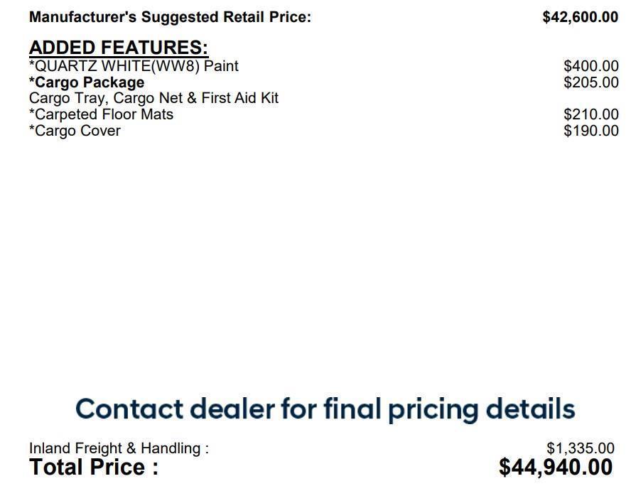 used 2023 Hyundai Santa Fe car, priced at $29,440