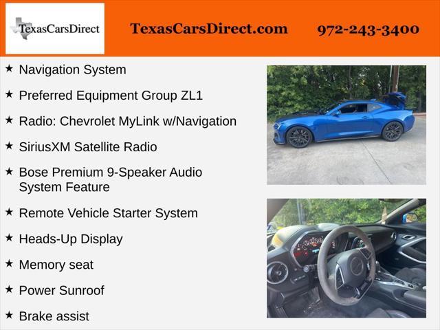 used 2017 Chevrolet Camaro car, priced at $49,899