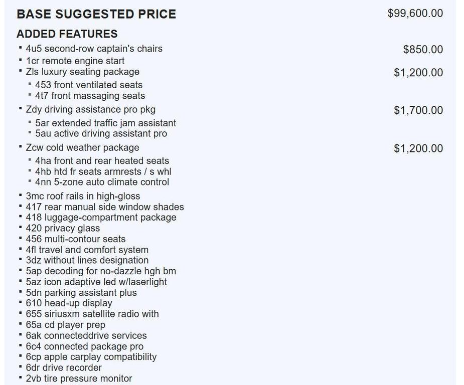 used 2020 BMW X7 car, priced at $42,994