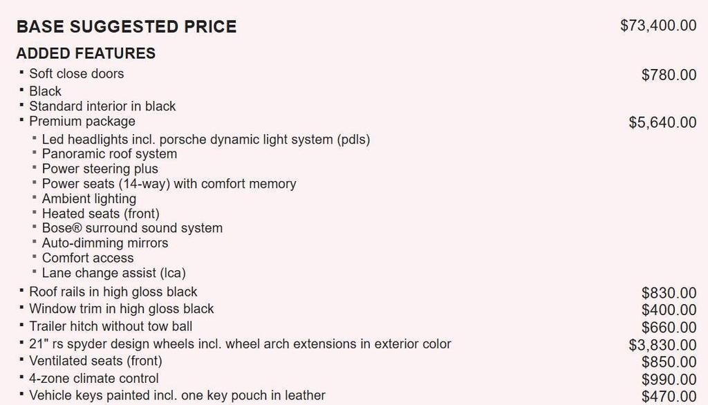 used 2023 Porsche Cayenne car, priced at $62,900