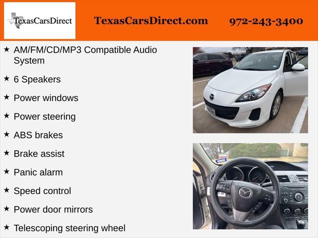 used 2013 Mazda Mazda3 car, priced at $8,910