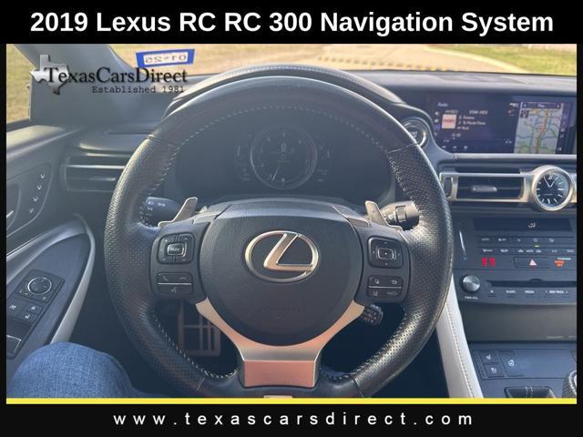 used 2019 Lexus RC 300 car, priced at $27,988