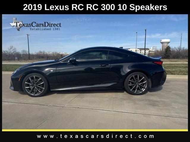 used 2019 Lexus RC 300 car, priced at $27,988