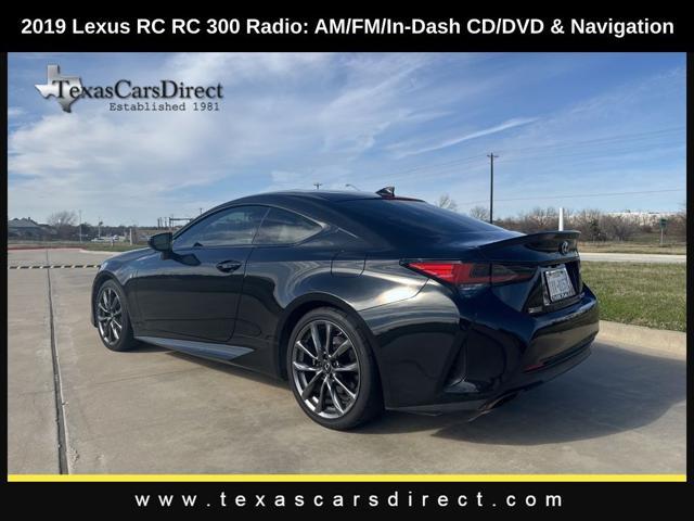 used 2019 Lexus RC 300 car, priced at $27,988