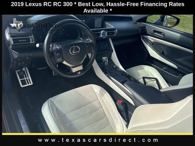 used 2019 Lexus RC 300 car, priced at $27,988