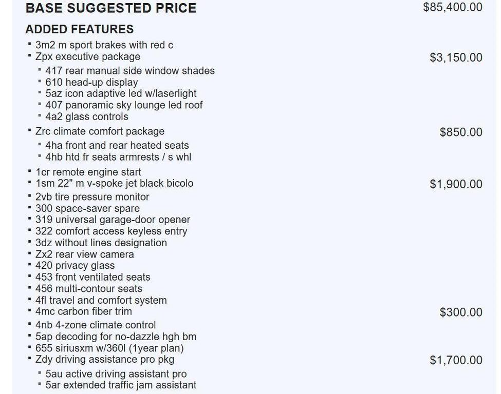 used 2023 BMW X5 car, priced at $64,488