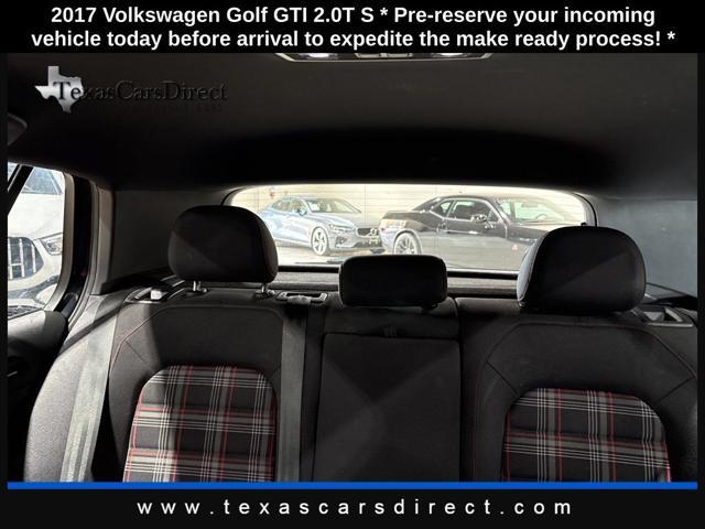 used 2017 Volkswagen Golf GTI car, priced at $17,995