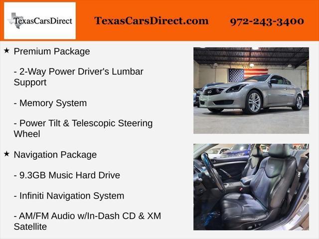 used 2008 INFINITI G37 car, priced at $6,498
