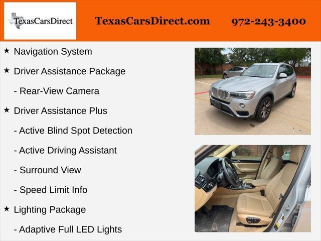 used 2015 BMW X3 car, priced at $16,961