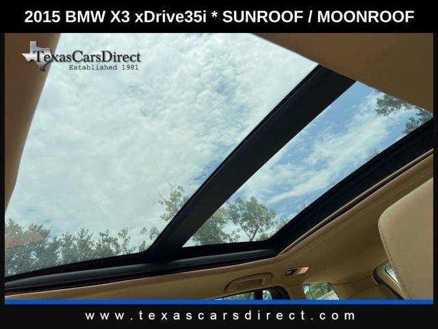 used 2015 BMW X3 car, priced at $16,961