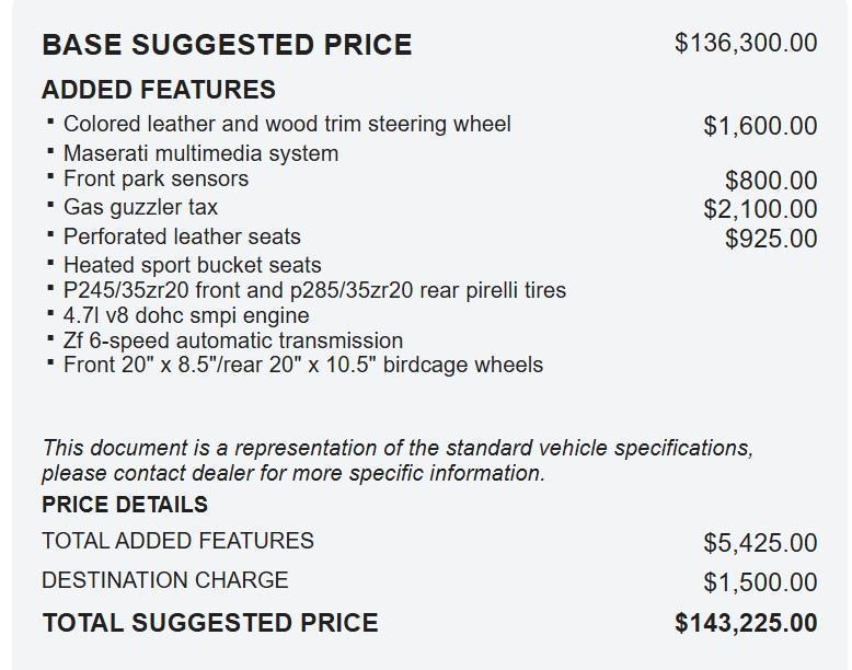 used 2011 Maserati GranTurismo car, priced at $24,980