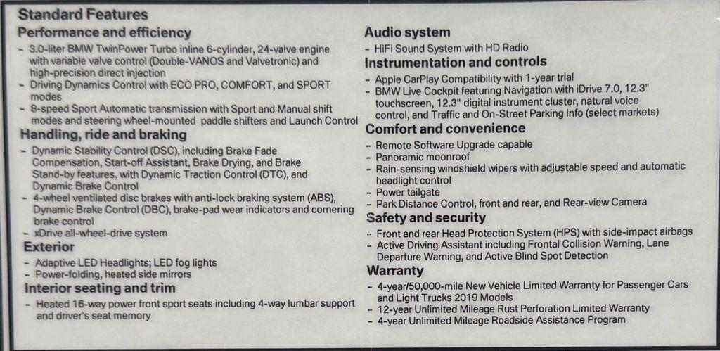 used 2019 BMW X5 car, priced at $30,805