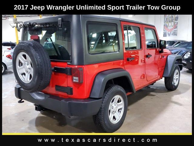 used 2017 Jeep Wrangler Unlimited car, priced at $21,879