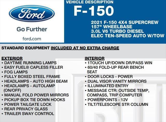 used 2021 Ford F-150 car, priced at $25,995