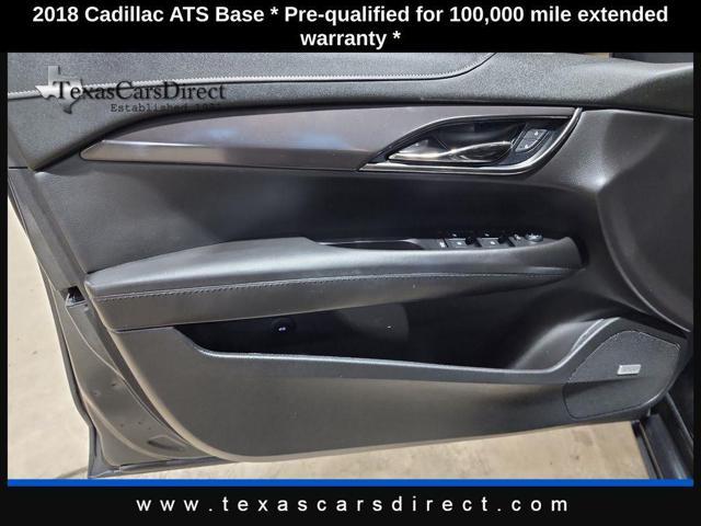 used 2018 Cadillac ATS car, priced at $17,889