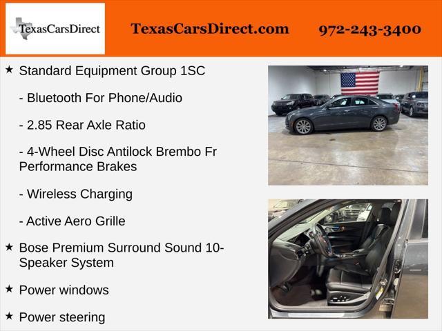 used 2018 Cadillac ATS car, priced at $17,889
