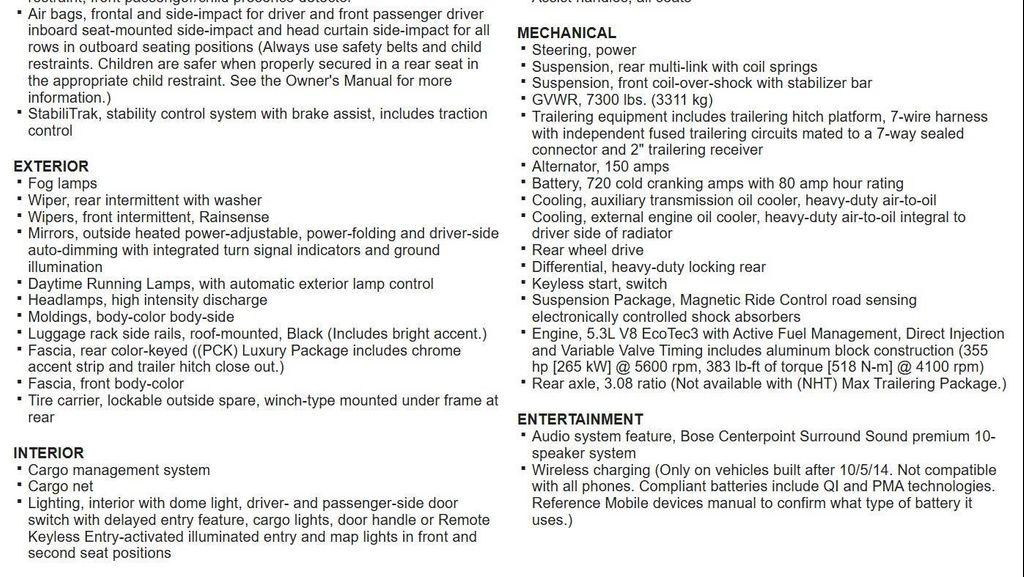 used 2015 Chevrolet Suburban car, priced at $16,895