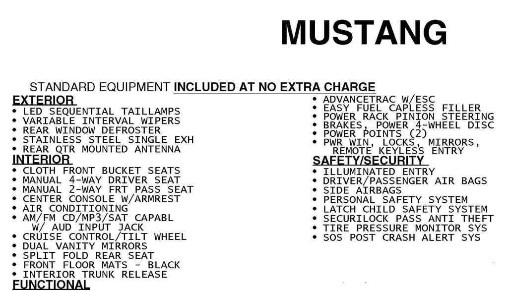 used 2010 Ford Mustang car, priced at $9,488