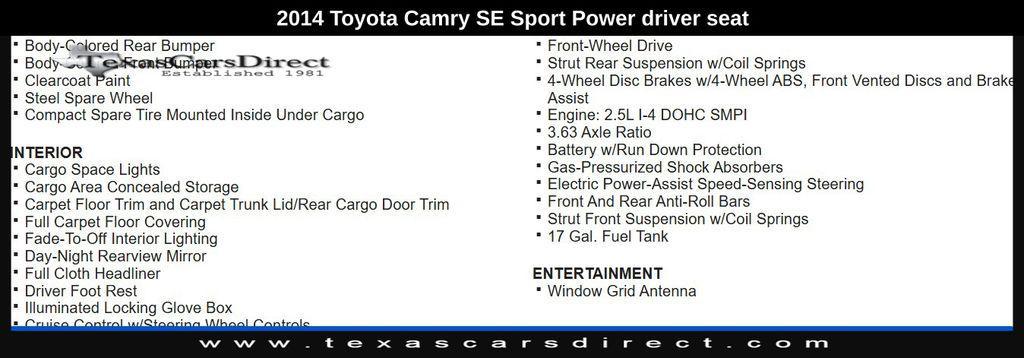 used 2014 Toyota Camry car, priced at $9,975
