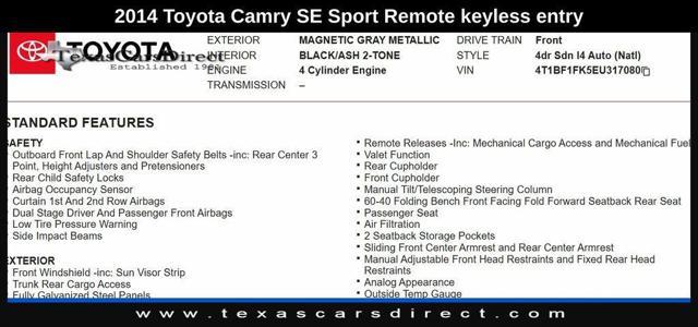 used 2014 Toyota Camry car, priced at $8,939
