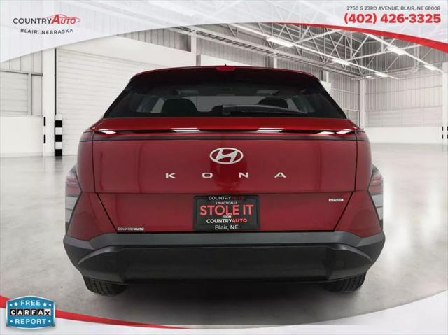 used 2024 Hyundai Kona car, priced at $23,999