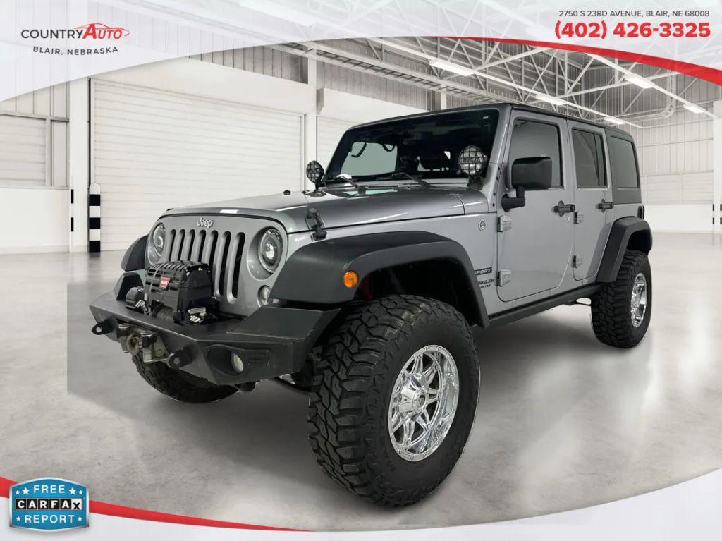 used 2014 Jeep Wrangler Unlimited car, priced at $19,232