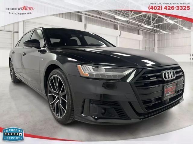 used 2021 Audi A8 car, priced at $48,999