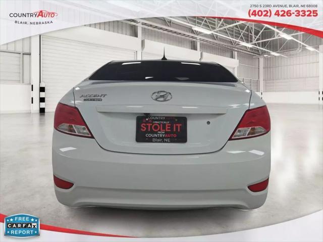 used 2015 Hyundai Accent car, priced at $9,999
