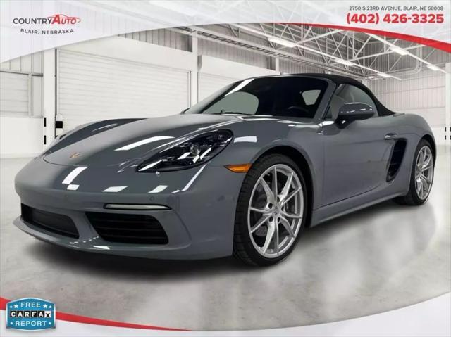 used 2024 Porsche 718 Boxster car, priced at $80,000