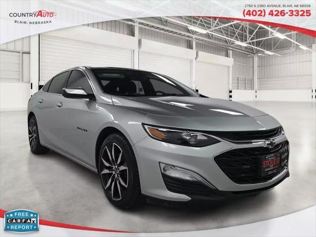 used 2021 Chevrolet Malibu car, priced at $19,999