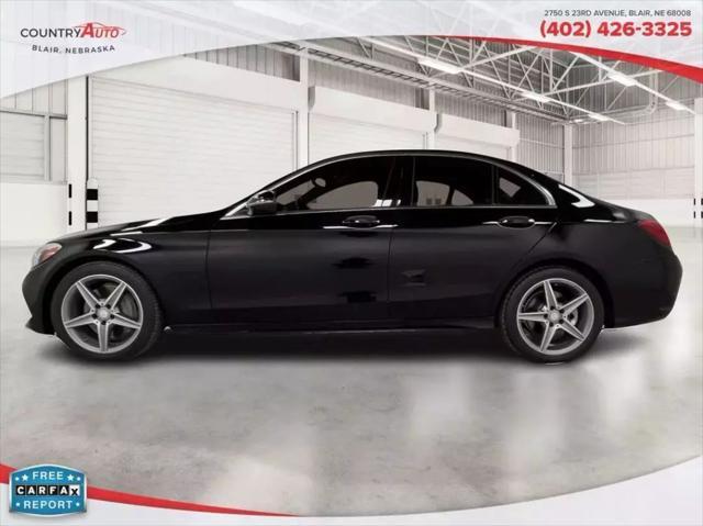 used 2017 Mercedes-Benz C-Class car, priced at $19,500