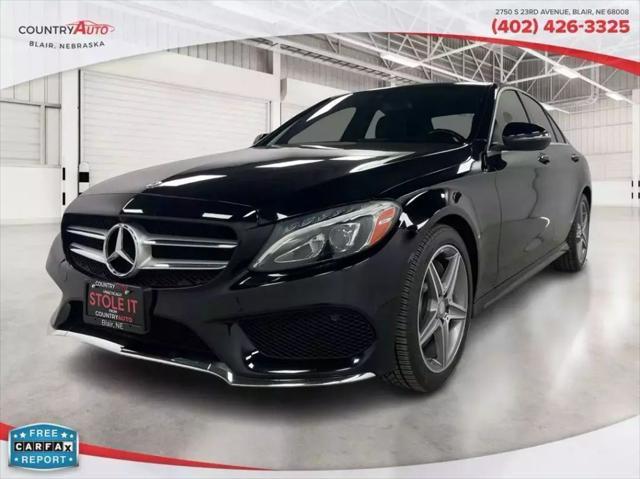 used 2017 Mercedes-Benz C-Class car, priced at $19,500