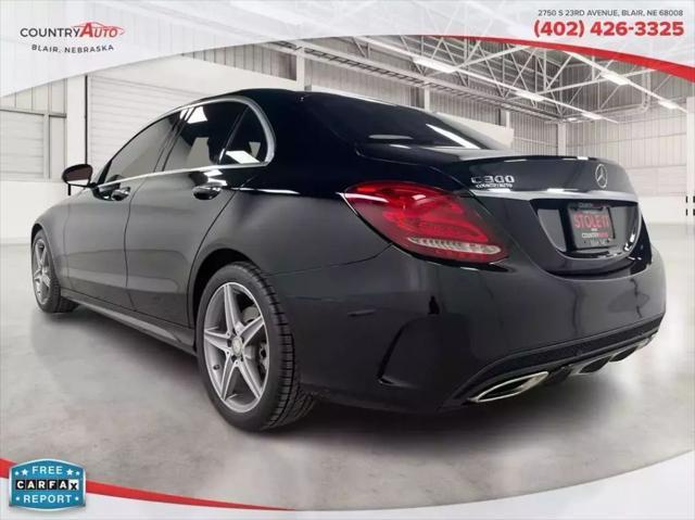 used 2017 Mercedes-Benz C-Class car, priced at $19,500