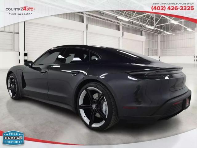 used 2022 Porsche Taycan car, priced at $64,998