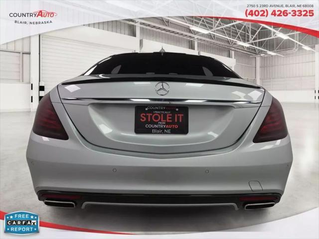 used 2015 Mercedes-Benz S-Class car, priced at $35,000