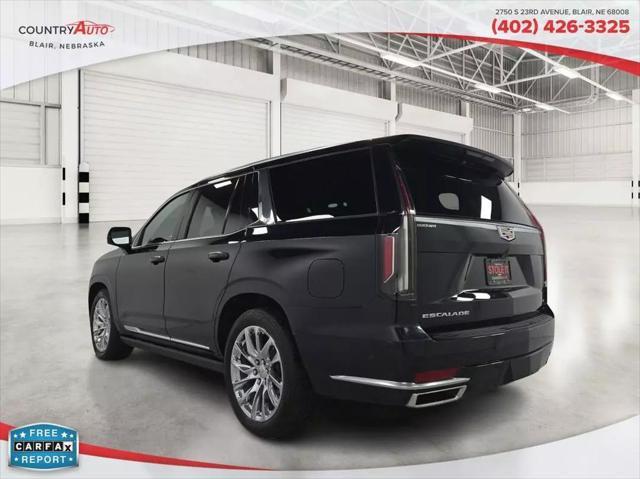 used 2021 Cadillac Escalade car, priced at $67,998