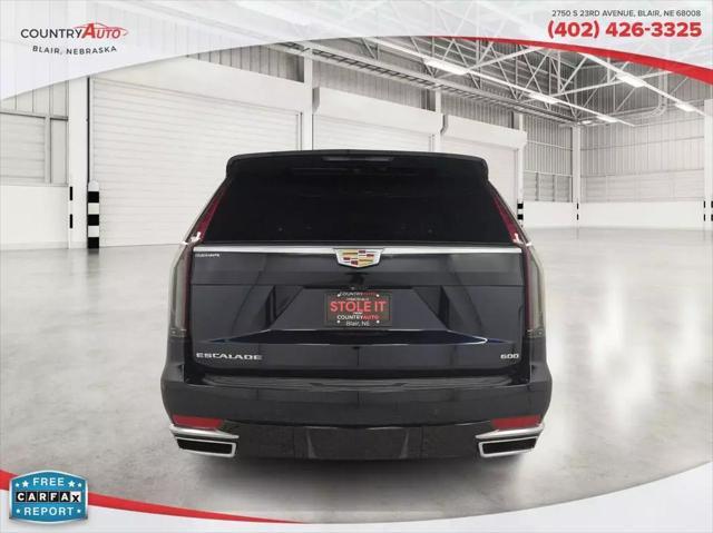 used 2021 Cadillac Escalade car, priced at $67,998