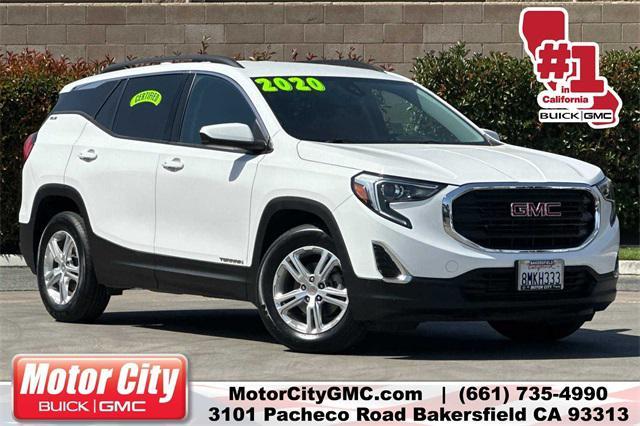 used 2020 GMC Terrain car, priced at $20,290