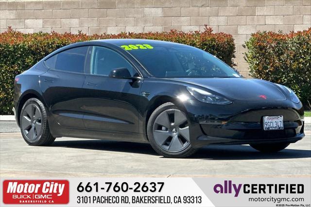used 2023 Tesla Model 3 car, priced at $27,746