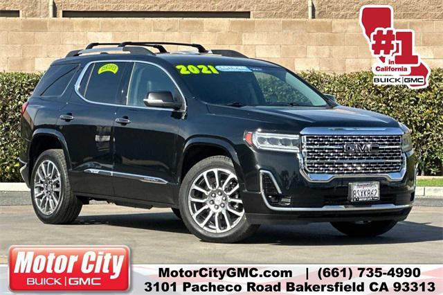 used 2021 GMC Acadia car, priced at $34,789